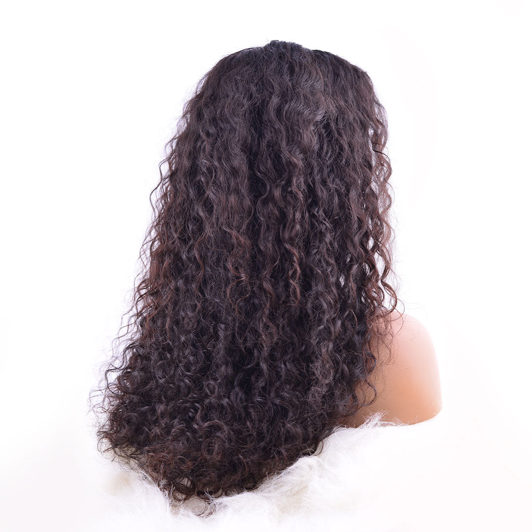 Front lace wigs natural curly