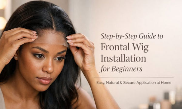 Step-by-Step Frontal Wig Installation for Beginners