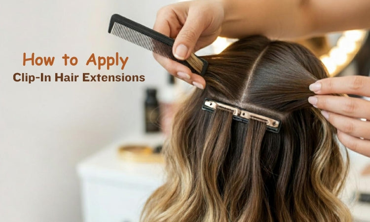 How to Apply Clip-In Hair Extensions: A Step-by-Step Beginner’s Guide