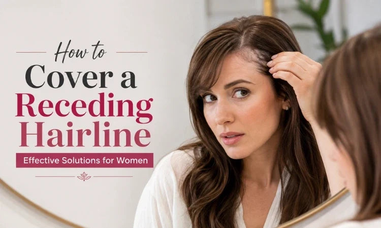 how to cover receding hair line women solutions