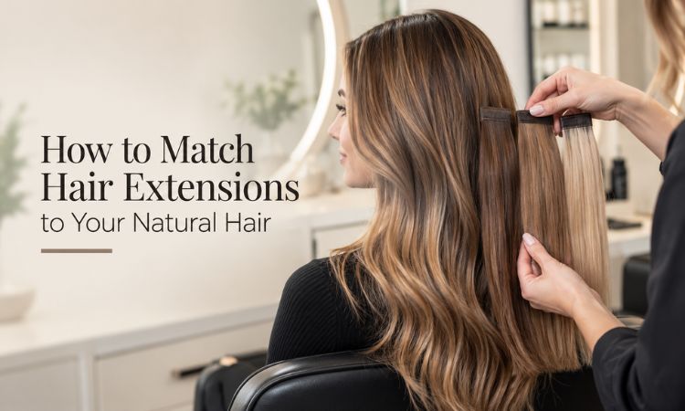 how to match hair extensions