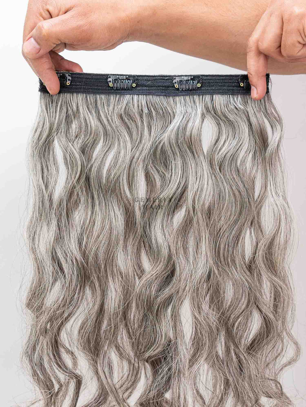 Grey Hair | Classic | 1 Piece Clip-In Volumizer display picture 1