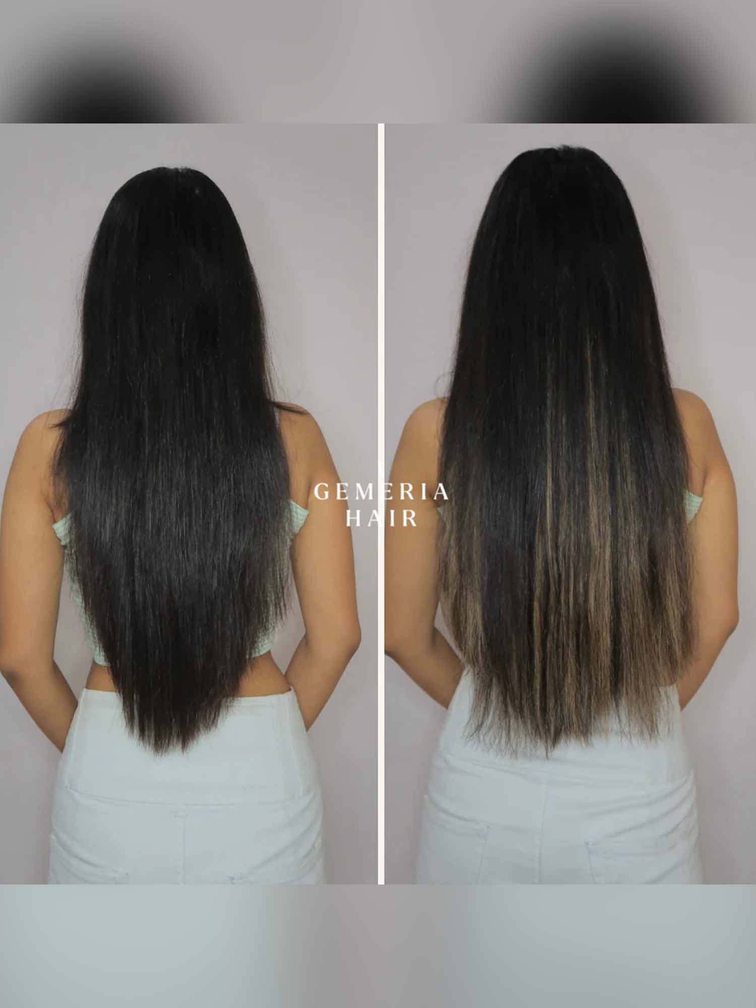 Seamless Light Ash Brown Balayage 3-Set Volumizer