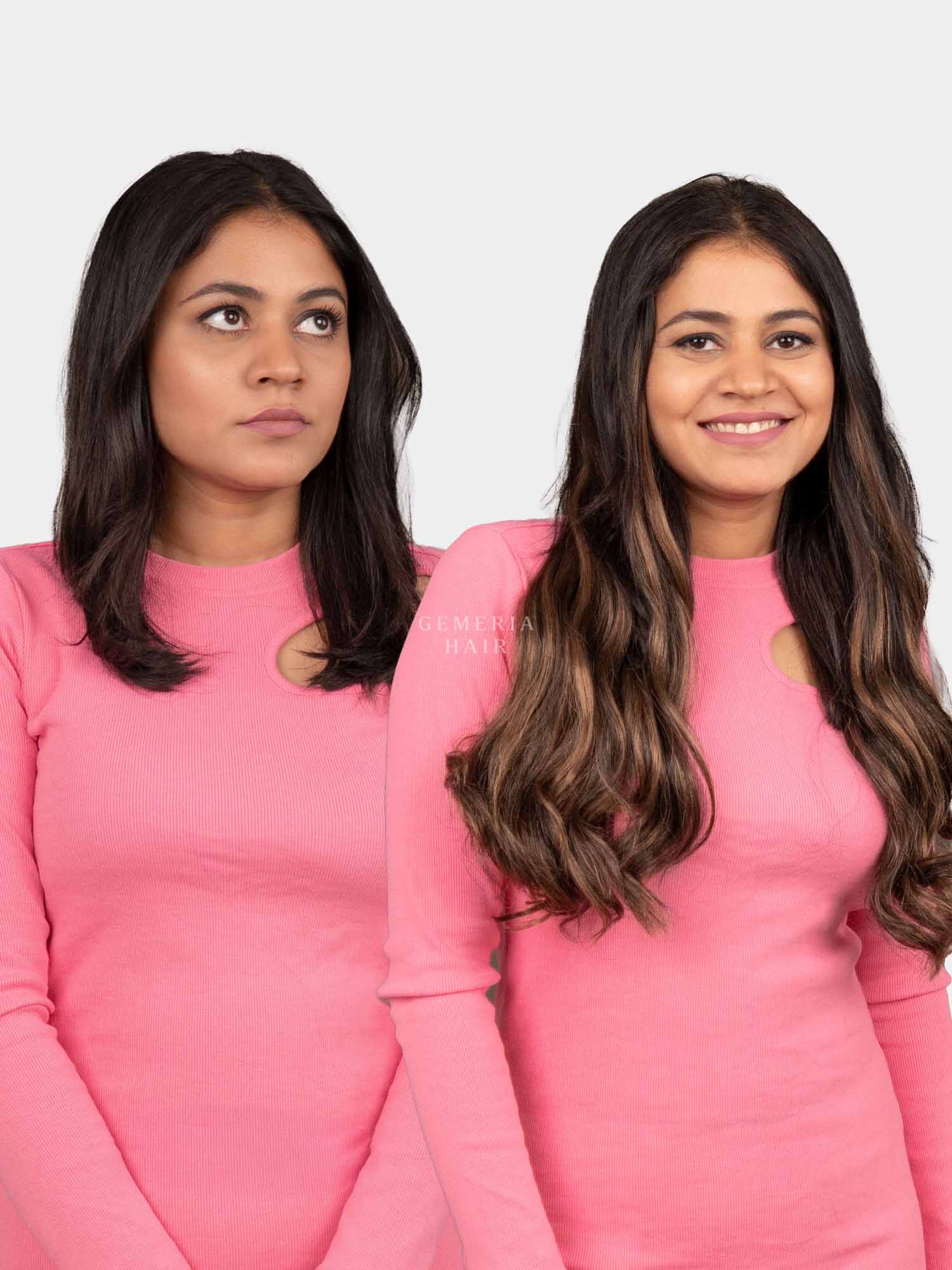 Chocolate Brown Balayage | Seamless | 7 Set Clip-In-Extensions
