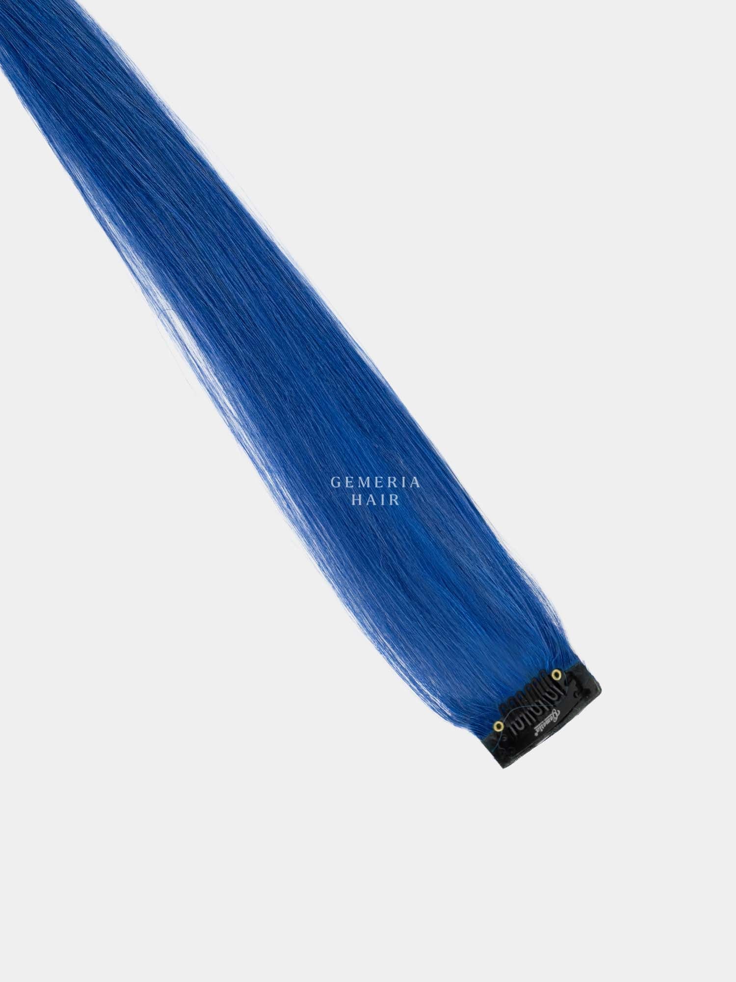 Midnight Blue Single Colored Clip-on Extensions | Buy Online