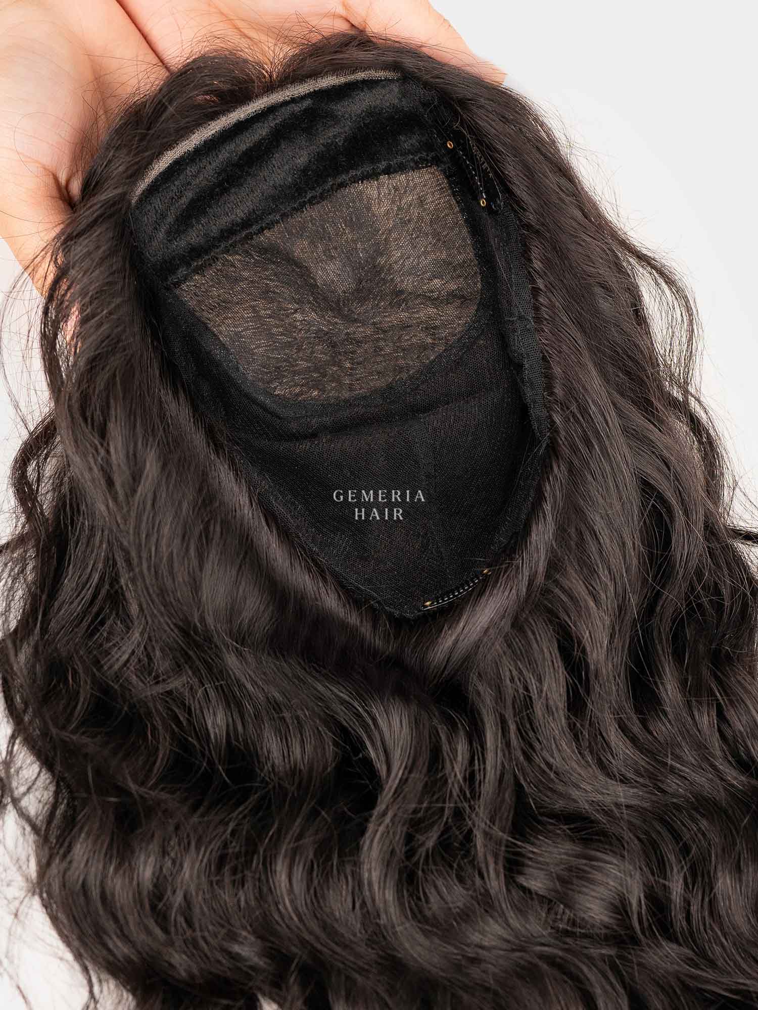 6"x10" | Volume Hair Topper | Crown Hair Topper | Bio-Base | Wavy