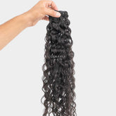 natural curly hair weft extension