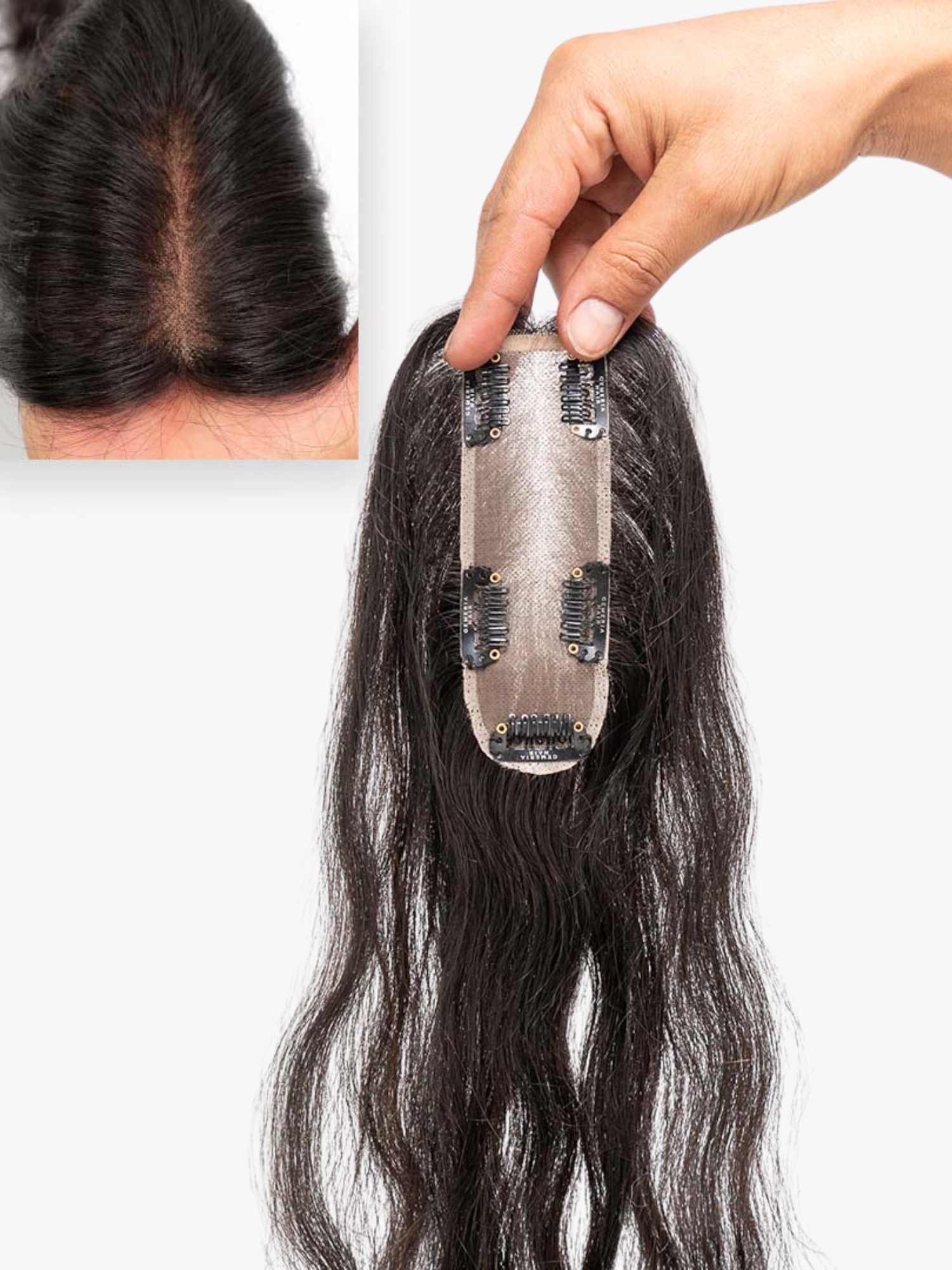 1.5"x5" | Full Mono | Essential Hair Topper