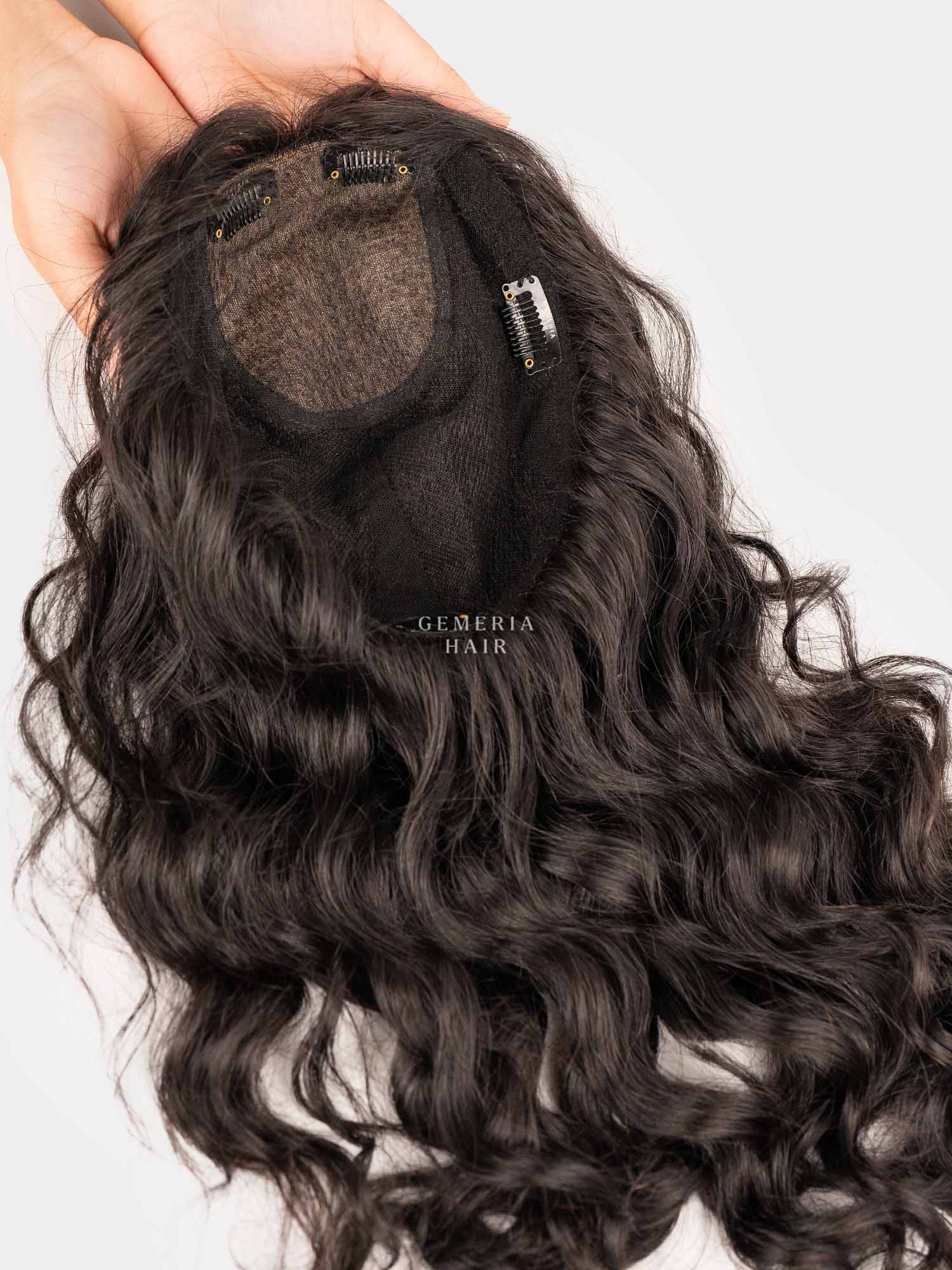 5"x8" | Volume Hair Topper | Crown Hair Topper | Bio-Base | Wavy