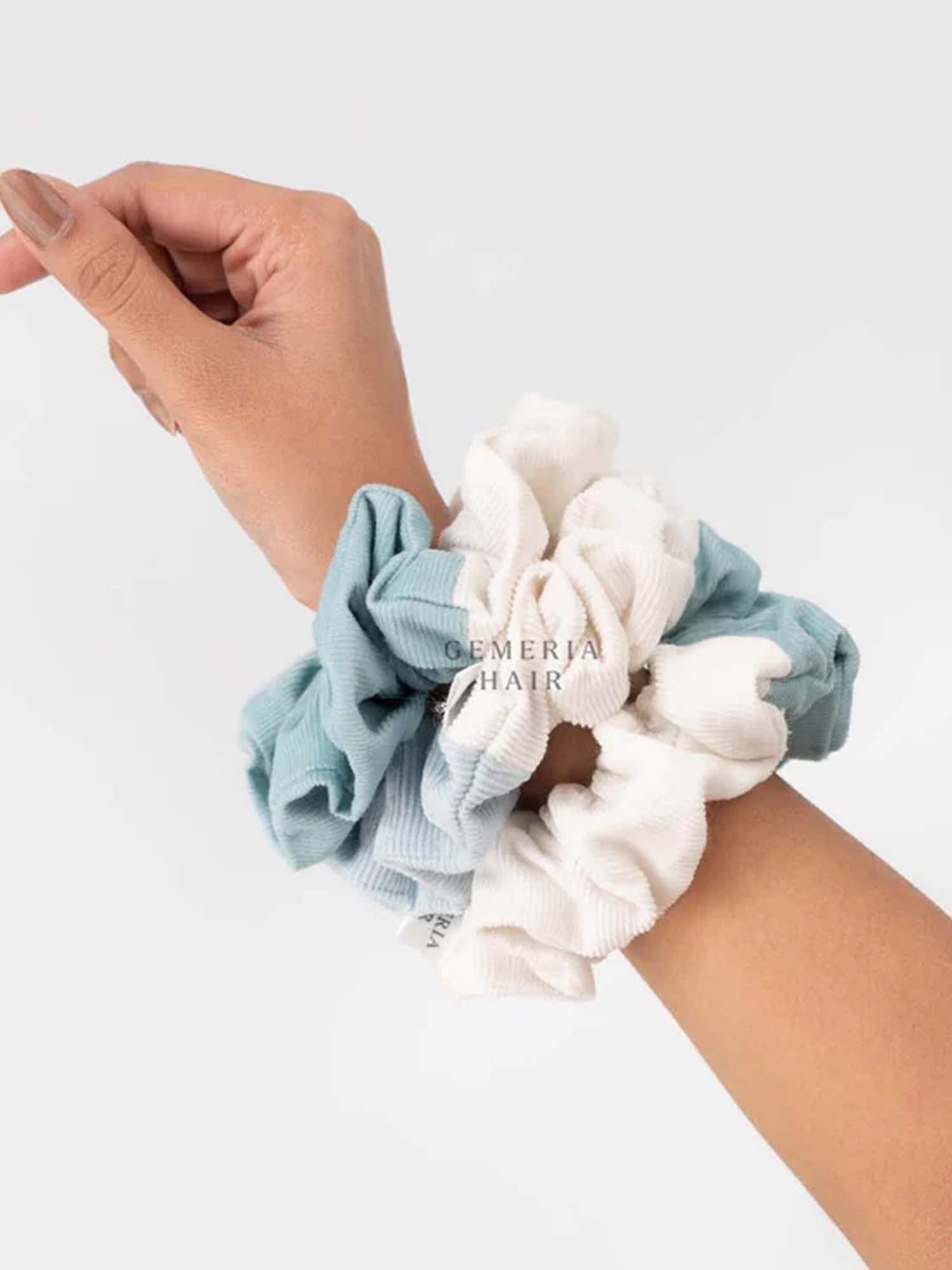 Triple Color Scrunchies