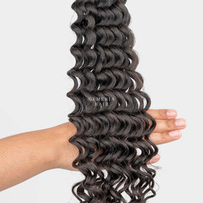 deep curly hair weft extension