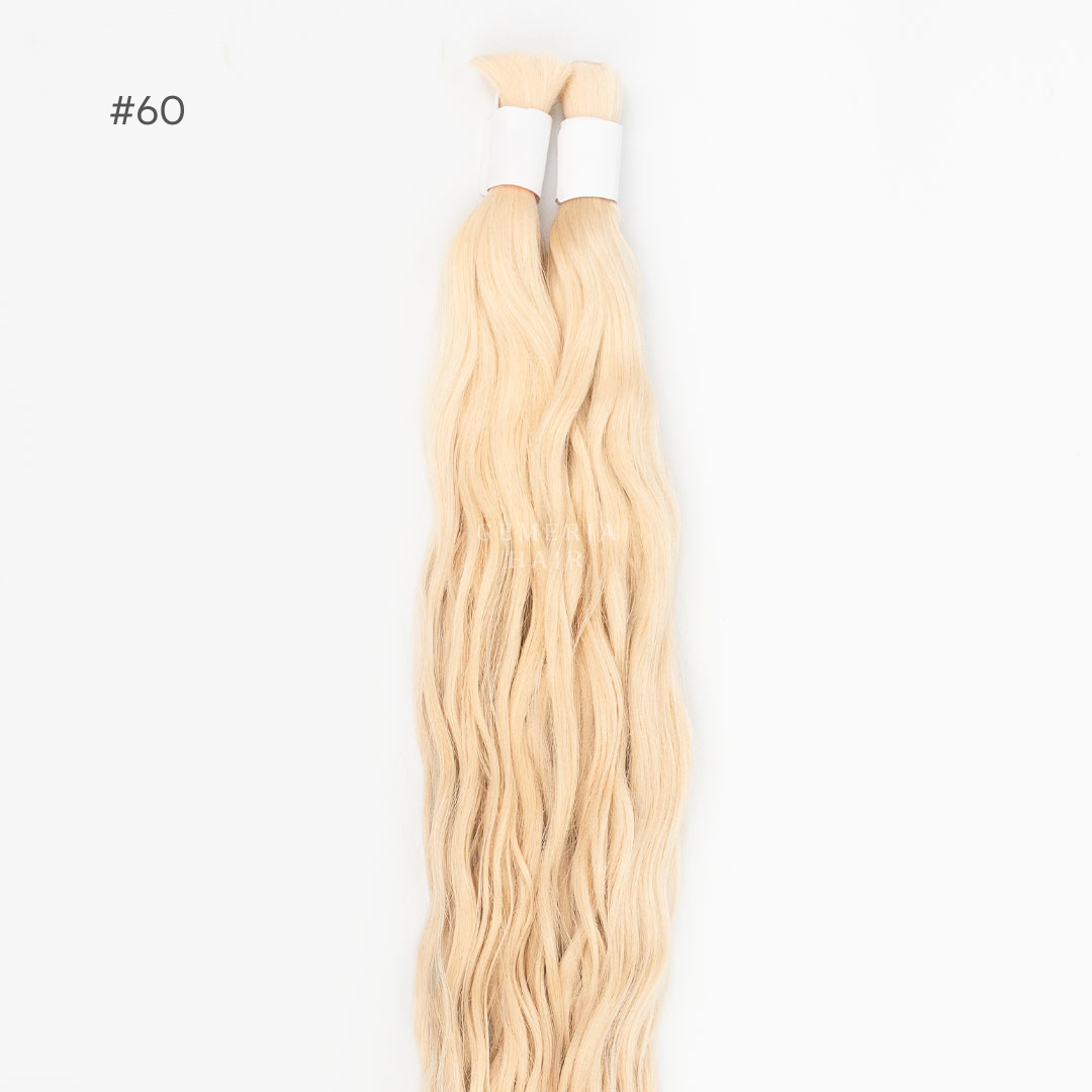 14"/ 36 cm - Bulk Hair | Double Drawn