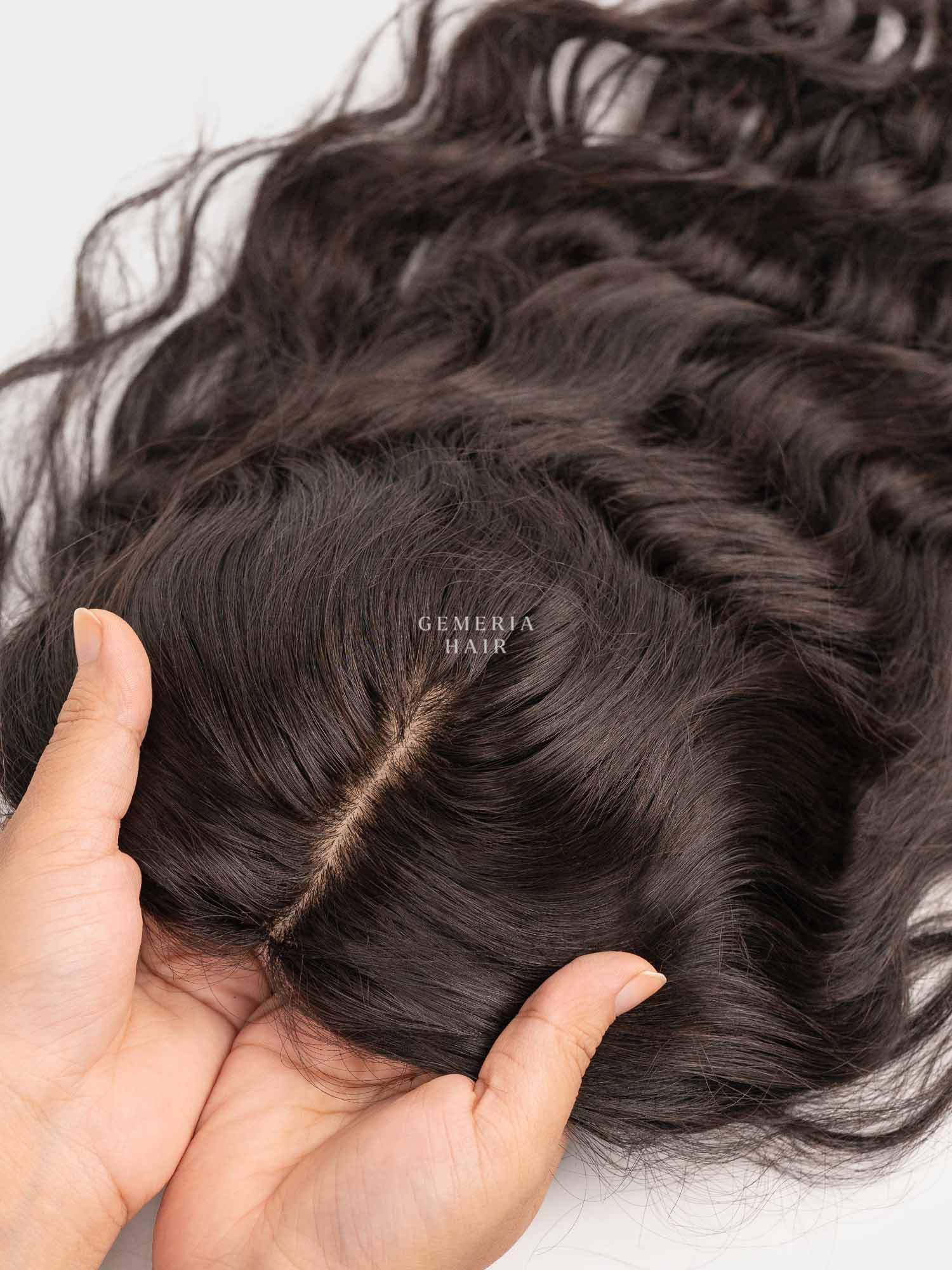 5"x8" | Volume Hair Topper | Crown Hair Topper | Bio-Base | Wavy