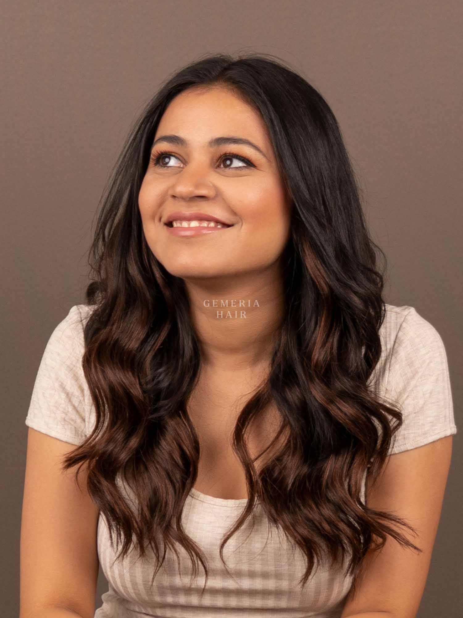 Barrel Brown Balayage | Seamless | 7 Set Clip-In Extensions