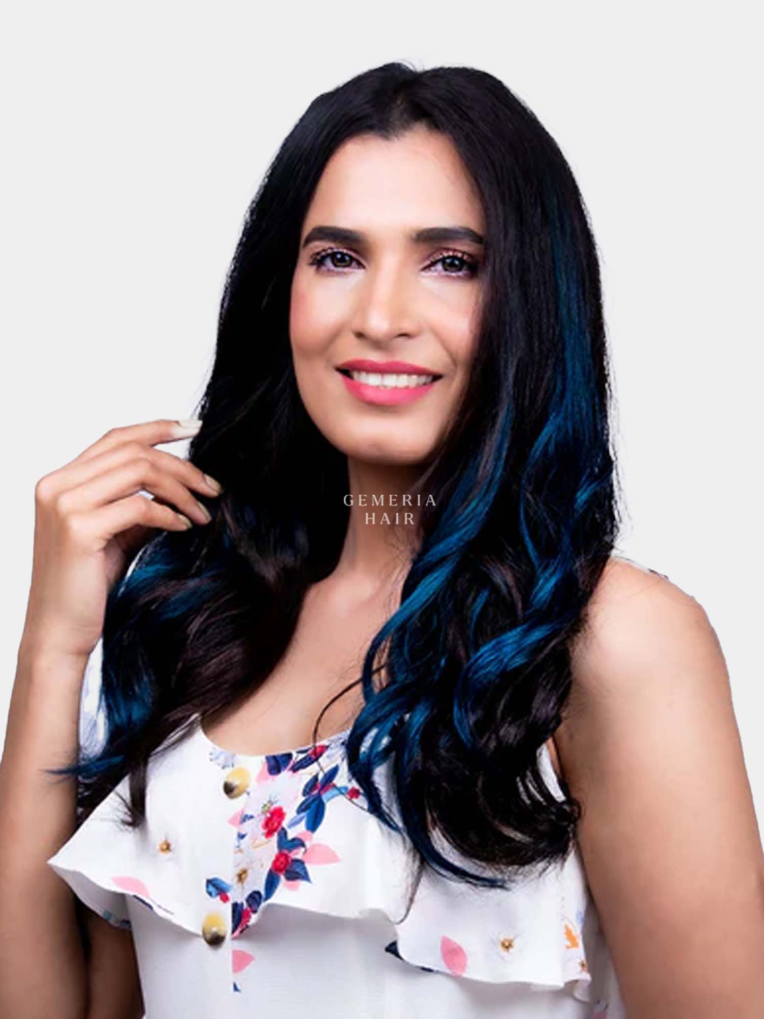 Midnight Blue Single Colored Clip-on Extensions | Buy Online