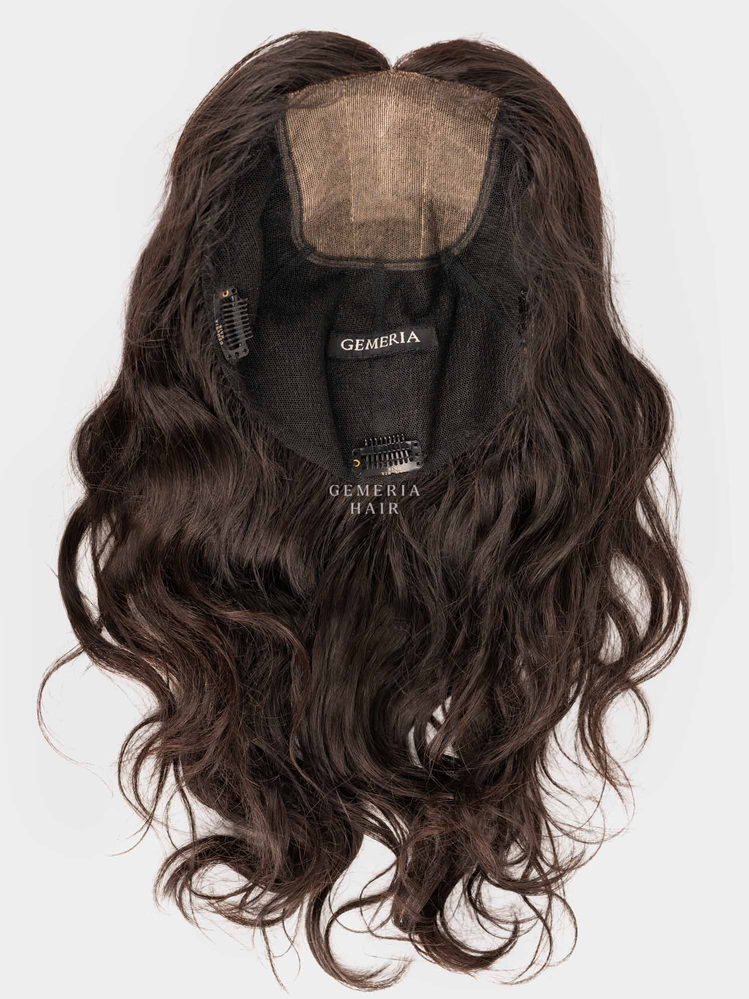 5"x8" | Silk Base Crown Hair Topper | Wavy