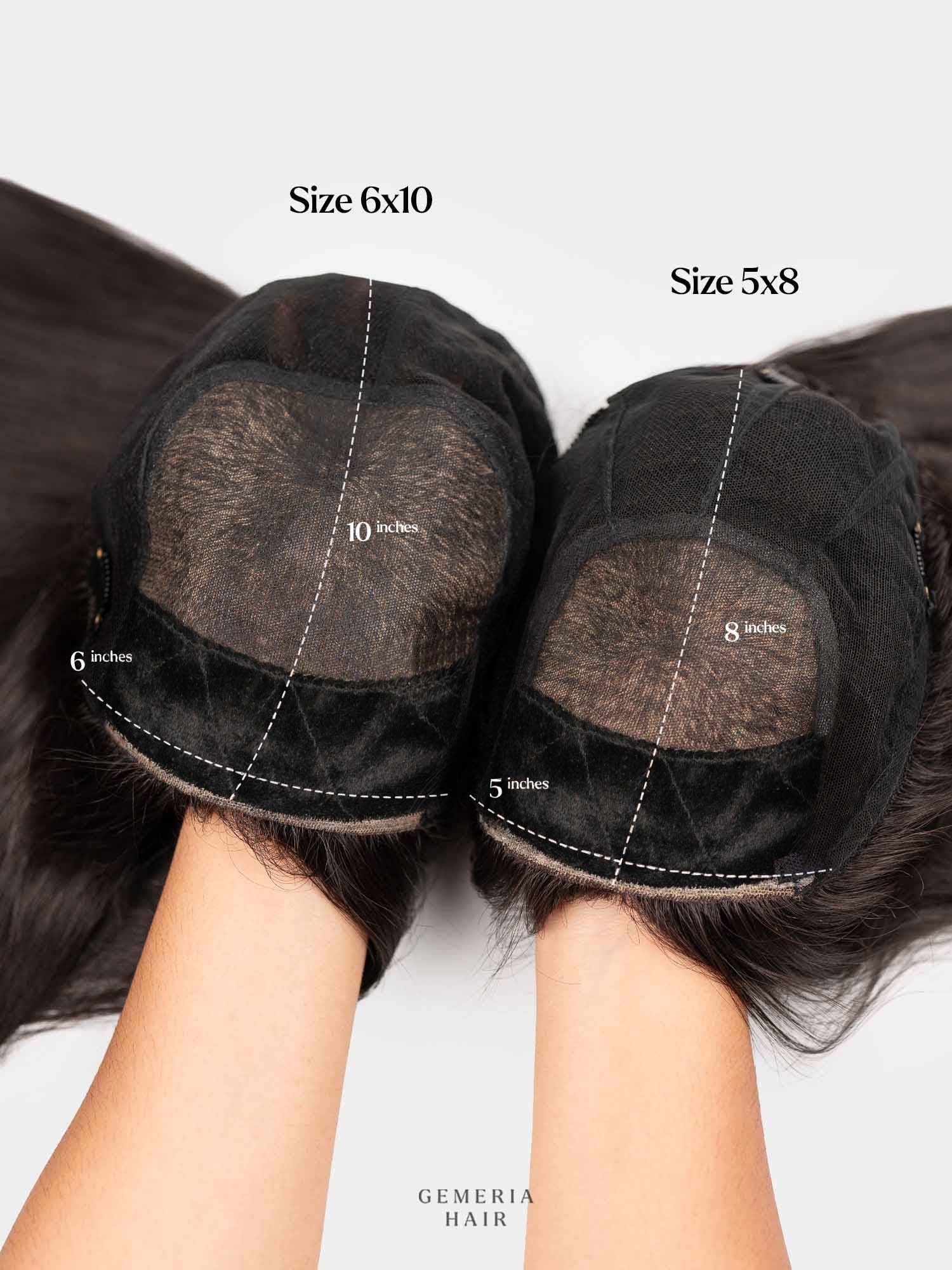 6"x10" | Volume Hair Topper | Crown Hair Topper | Bio-Base | Straight