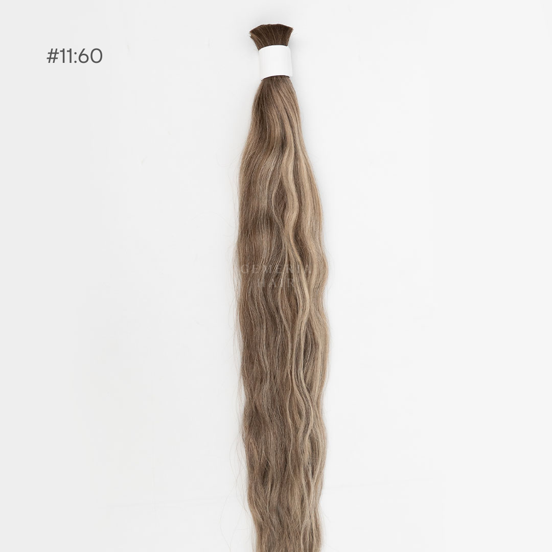 14"/ 36 cm - Bulk Hair | Double Drawn