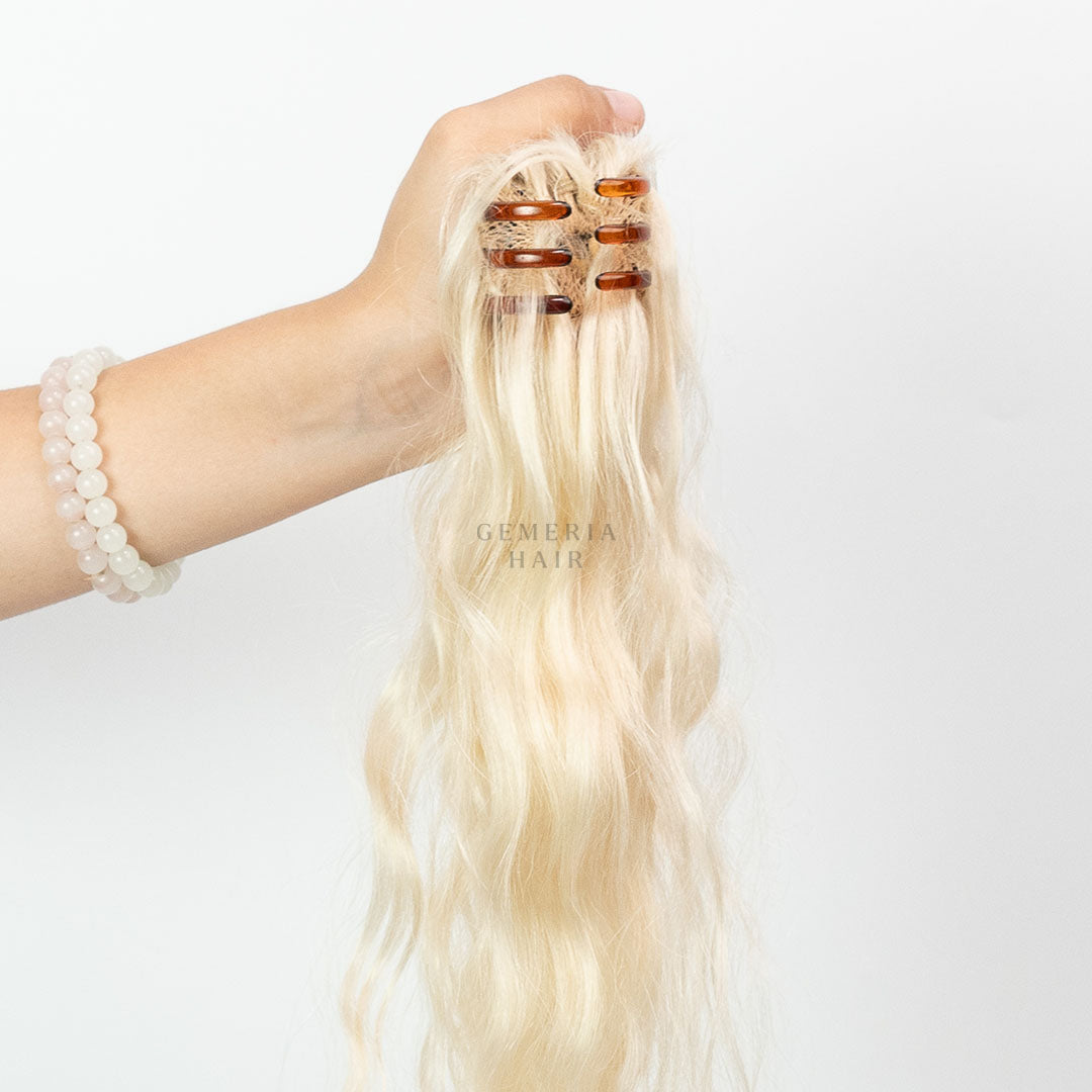 Blonde | Small Claw Clip-on Ponytail