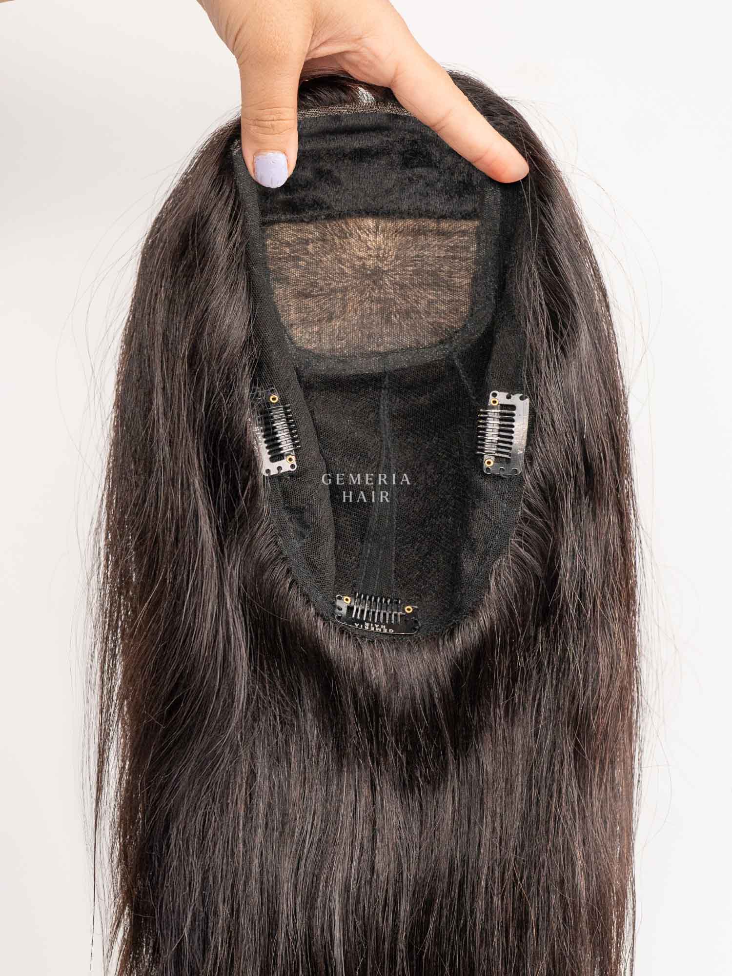 5"x8" | Volume Hair Topper | Crown Hair Topper | Bio-Base | Straight