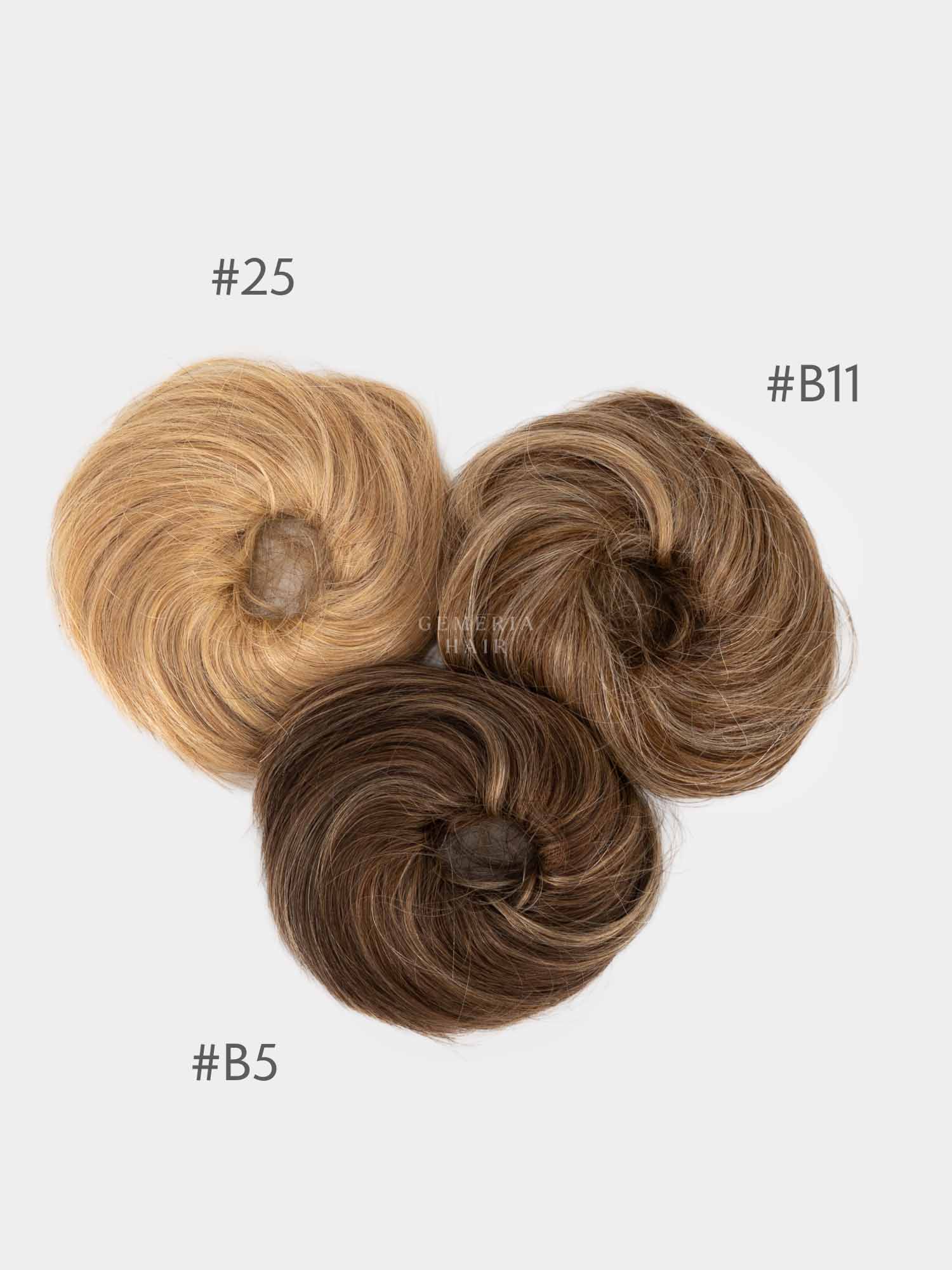 Blonde Faux Scrunchie Bun