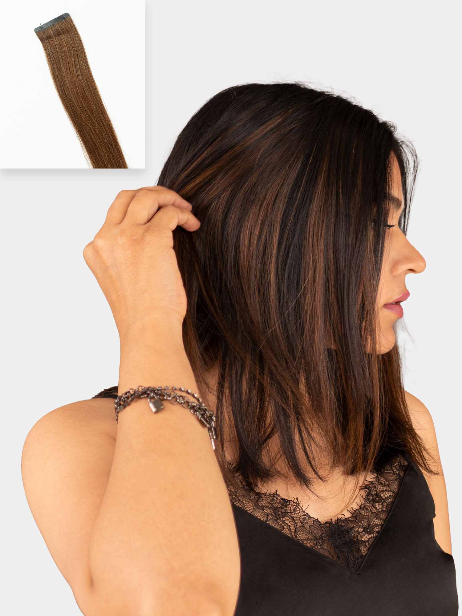 Dark Brown Single Clip Highlight