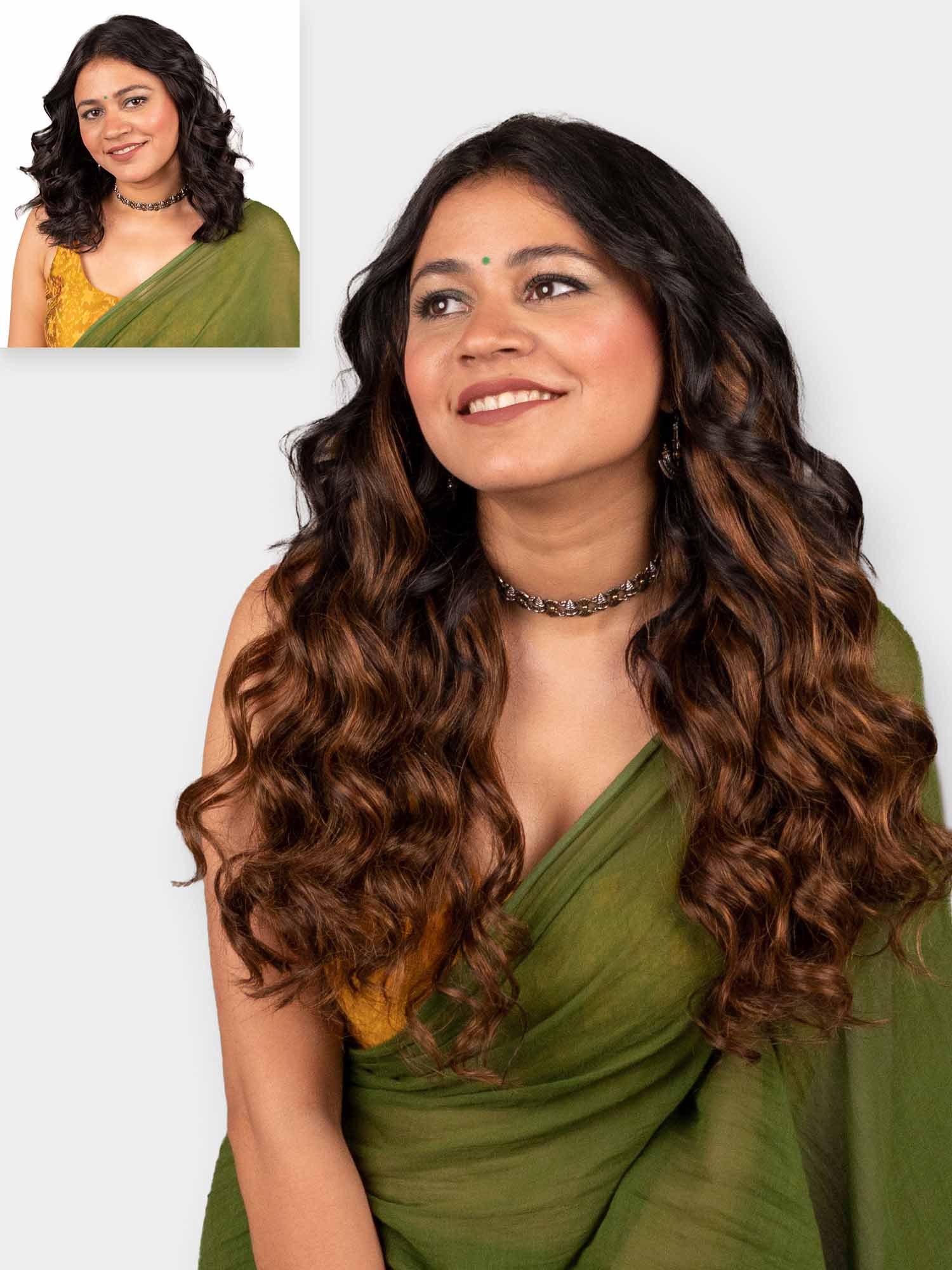 Caramel Brown Balayage | Seamless | 7 Set Clip-In Extensions