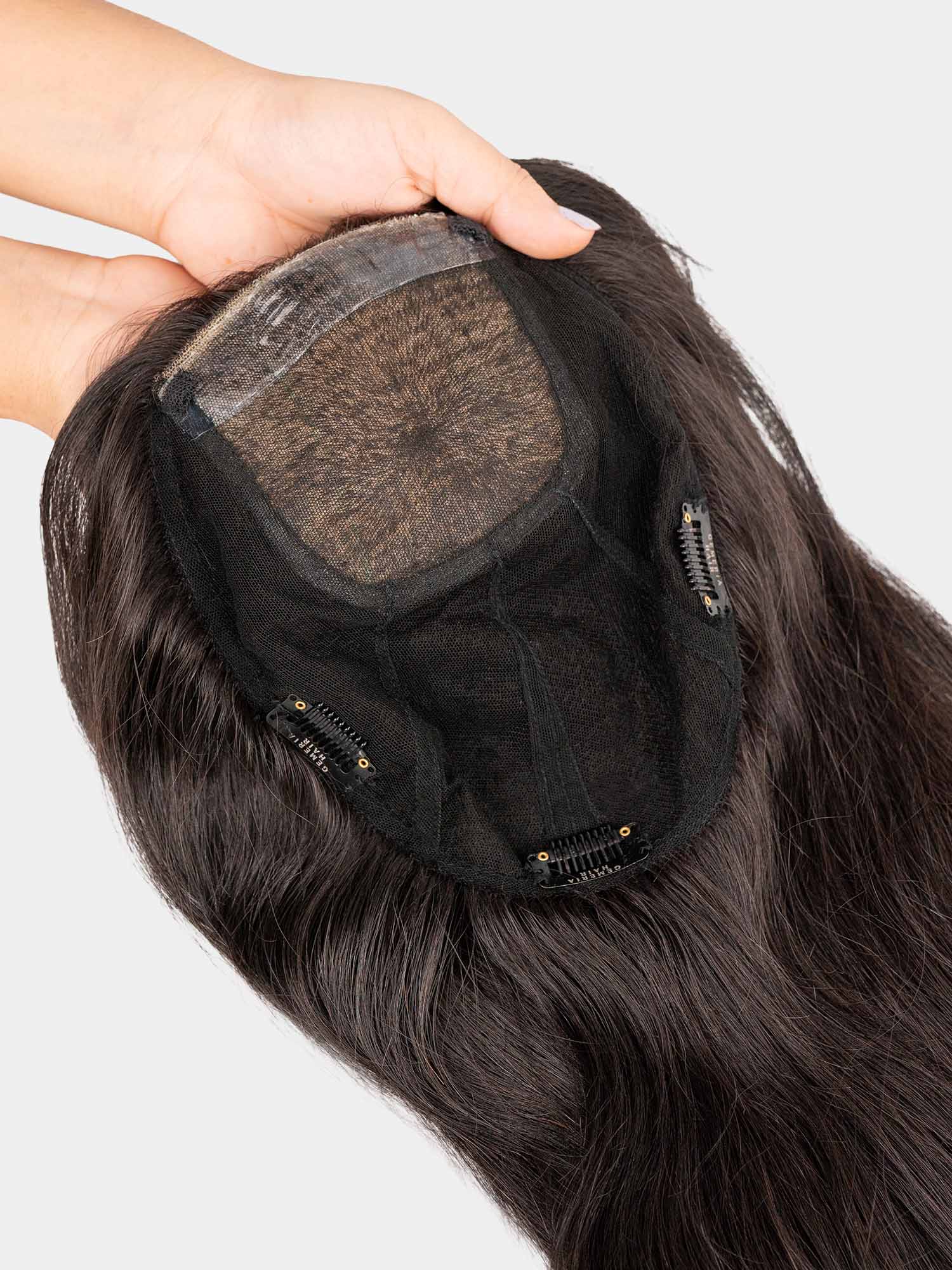 5"x8" | Volume Hair Topper | Crown Hair Topper | Bio-Base | Straight