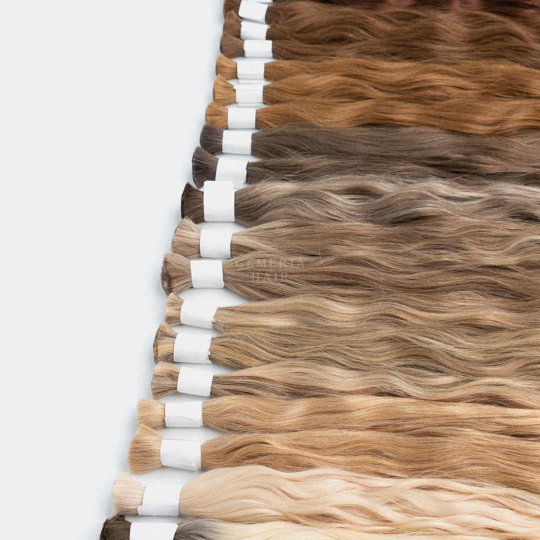 14"/ 36 cm - Bulk Hair | Double Drawn