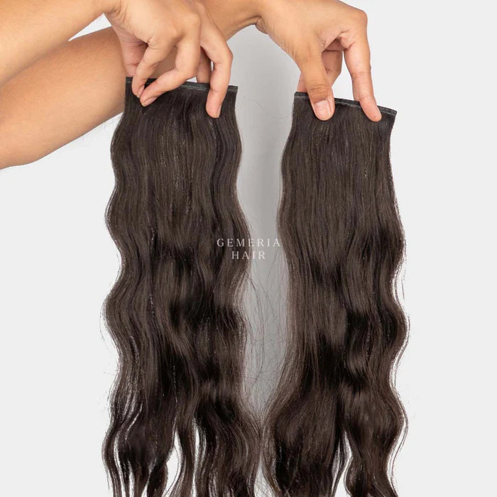 2 Set ClipIn Volumizers Human Hair Extensions