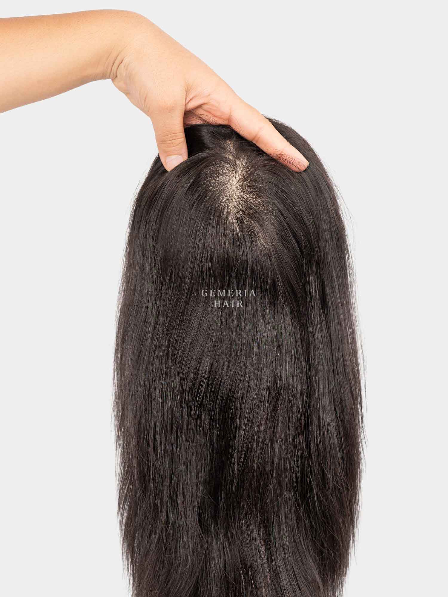 5"x8" | Silk Hair Topper | Crown Hair Topper