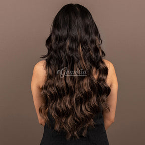 Ash Brown Balayage | Seamless | 7 Set Clip-In Extensions