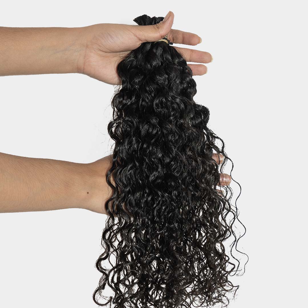 Natural Curly | Temple Bulk Hair | Braiding Hair