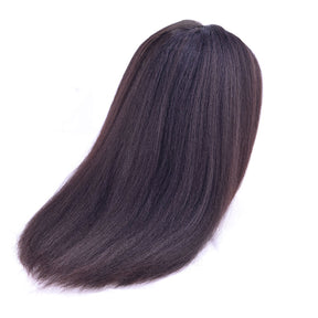 Kinky Straight | Temple Front Lace Wig