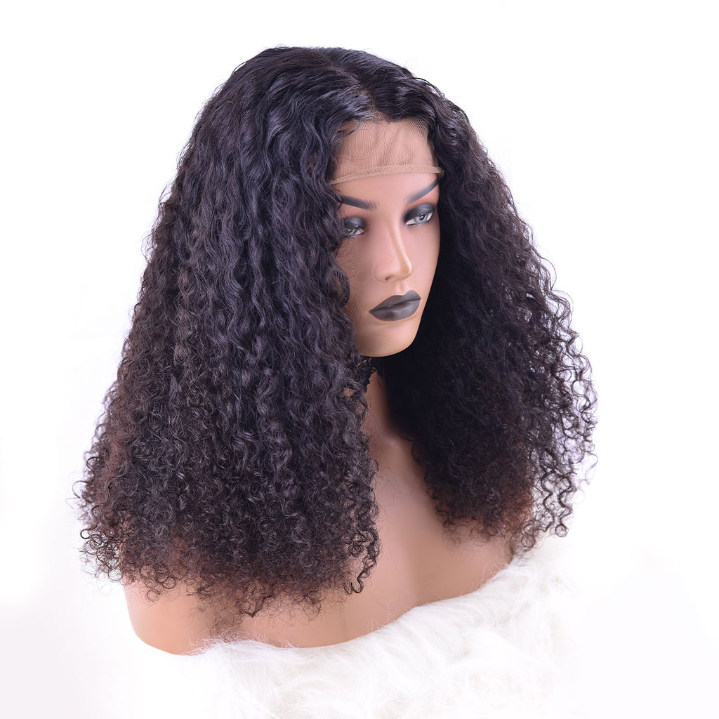 Tight Curly | Temple Front Lace Wig display picture 2